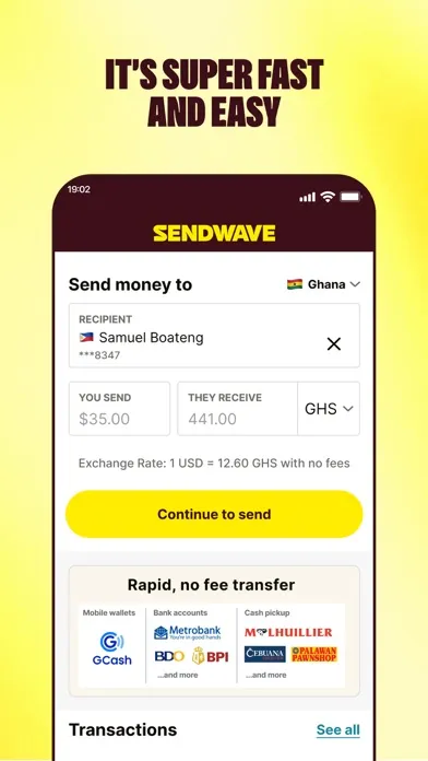 Sendwave - Send Money Screenshots
