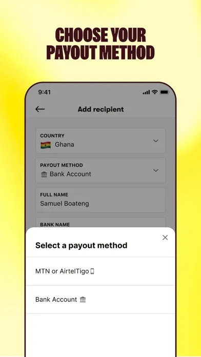 Sendwave - Send Money Screenshots