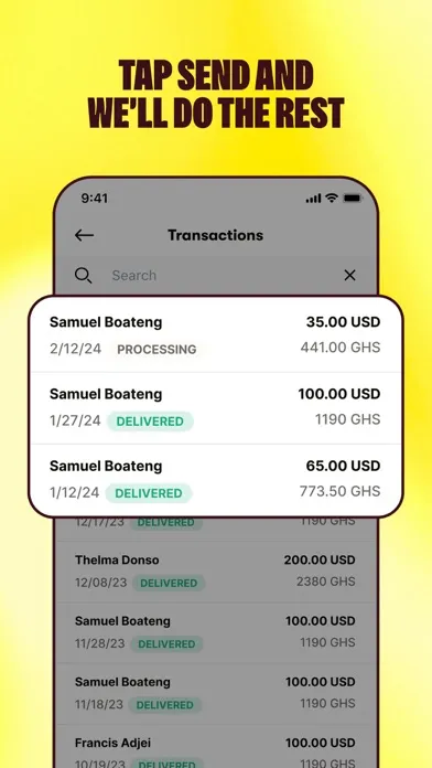 Sendwave - Send Money Screenshots