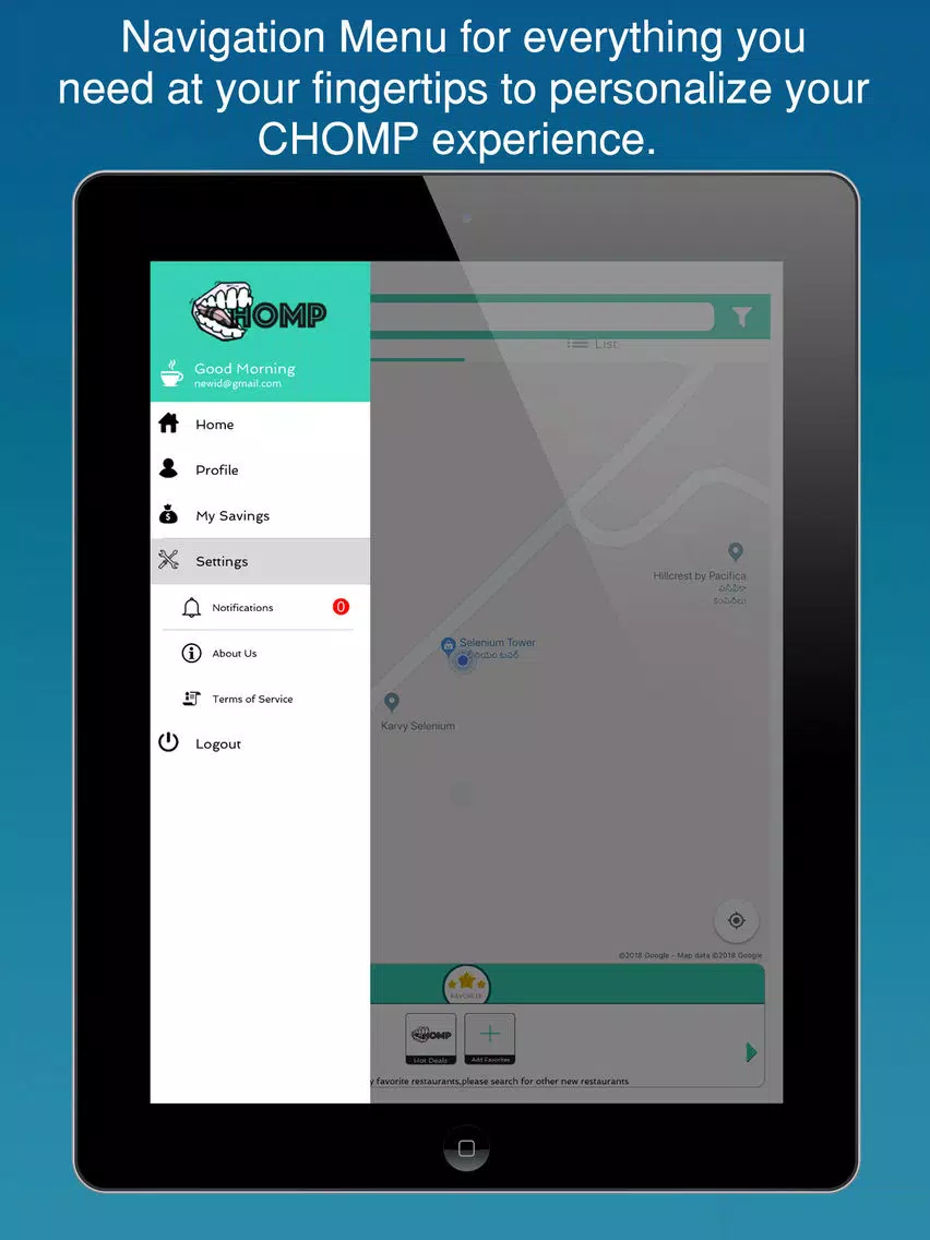 MyChomp(Chomp) iPad  سکرین شاٹس