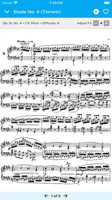 Capturas de pantalla de Chopin: Complete Sheet Music
