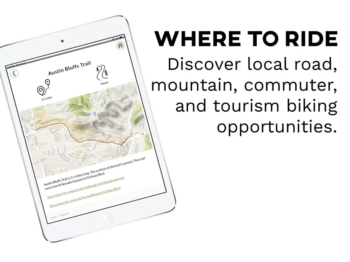 My City Bikes Colorado Springs iPad  Ekran Görüntüleri