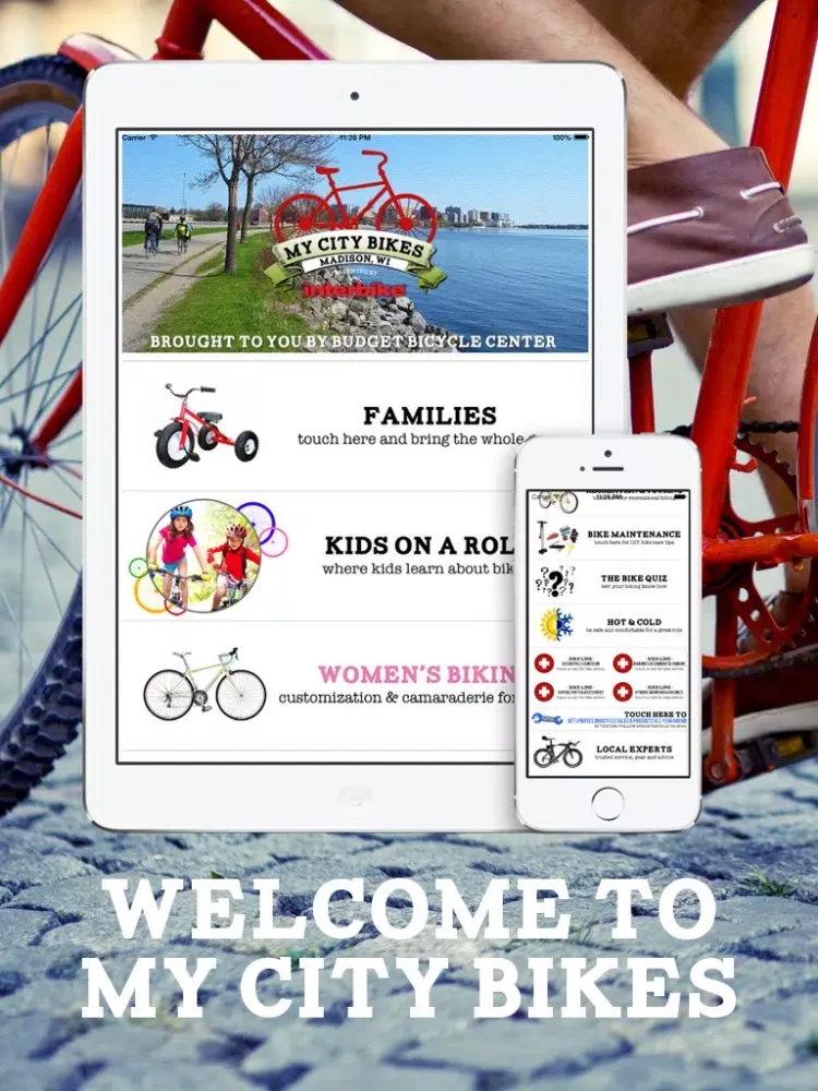 Capturas de tela do Madison Bikes iPad 