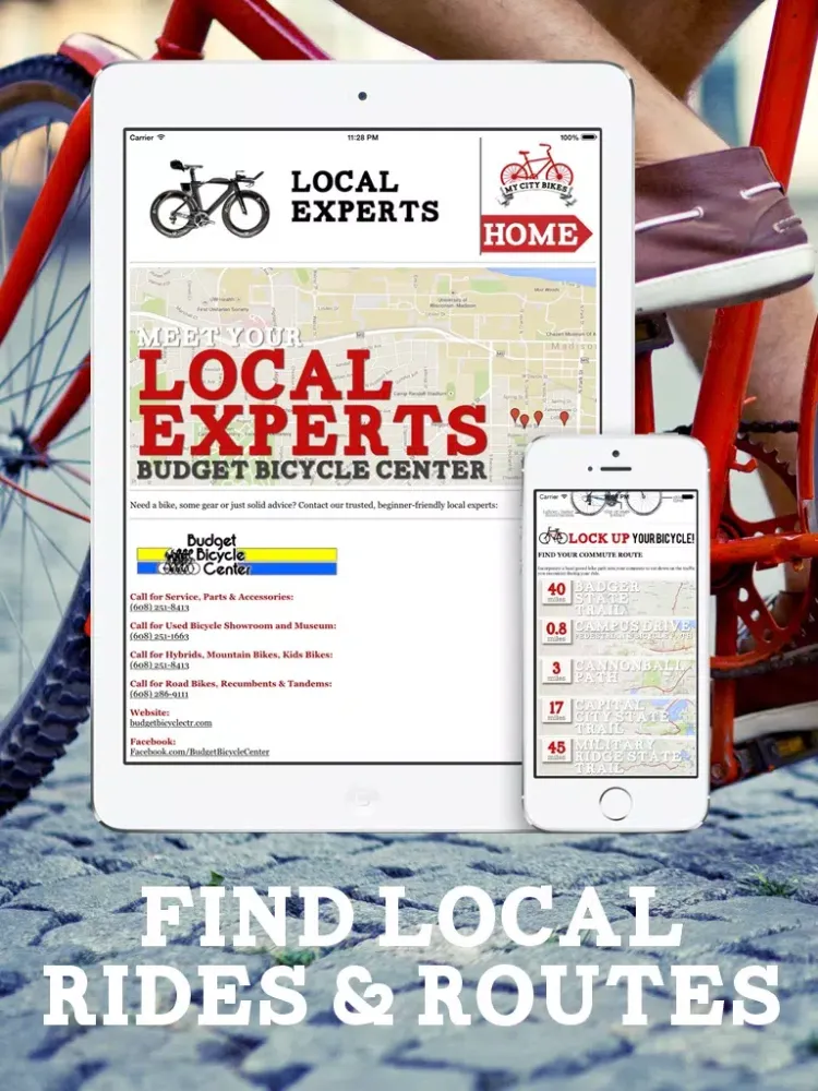 Capturas de tela do Madison Bikes iPad 