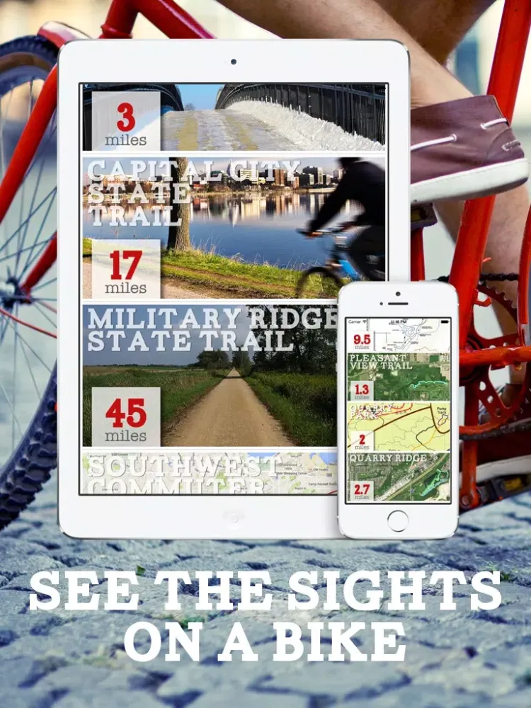 Capturas de tela do Madison Bikes iPad 