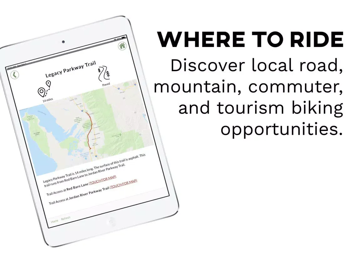 Ảnh chụp màn hình của My City Bikes Salt Lake City iPad 