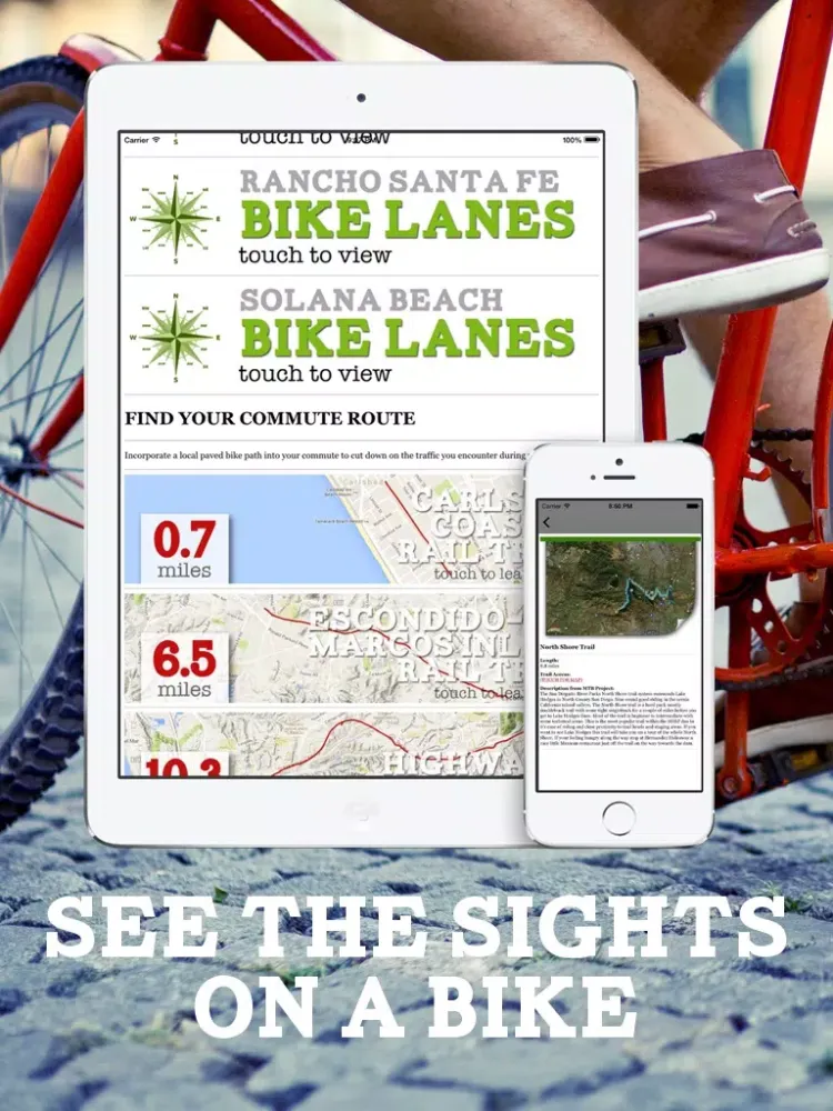 Captures d'écran de My City Bikes North County iPad 