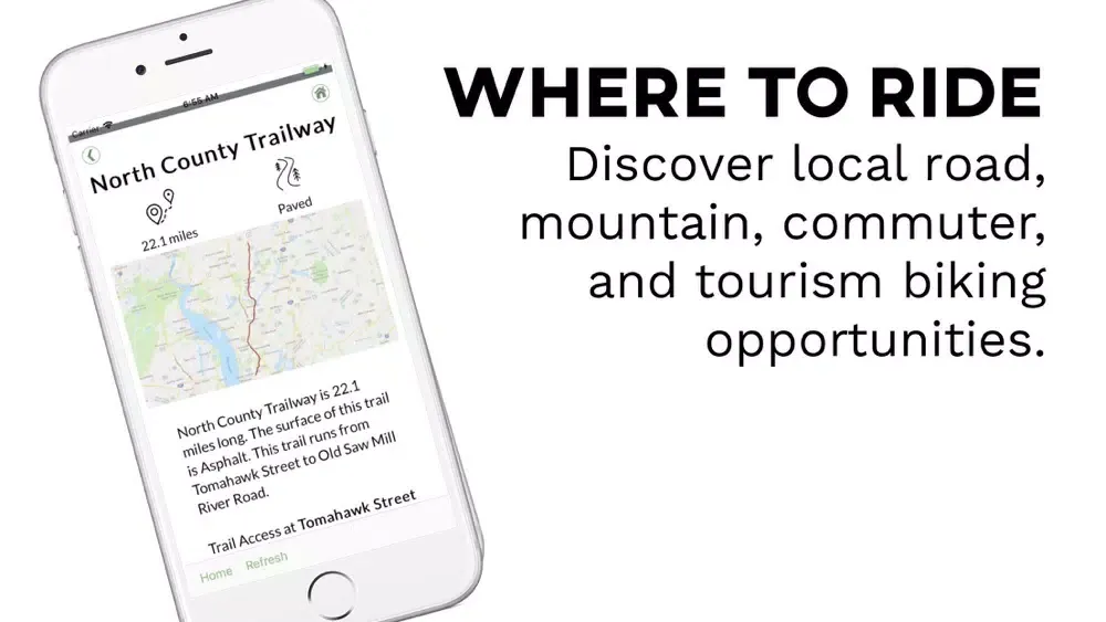 Capturas de tela do MyCityBikes Westchester County