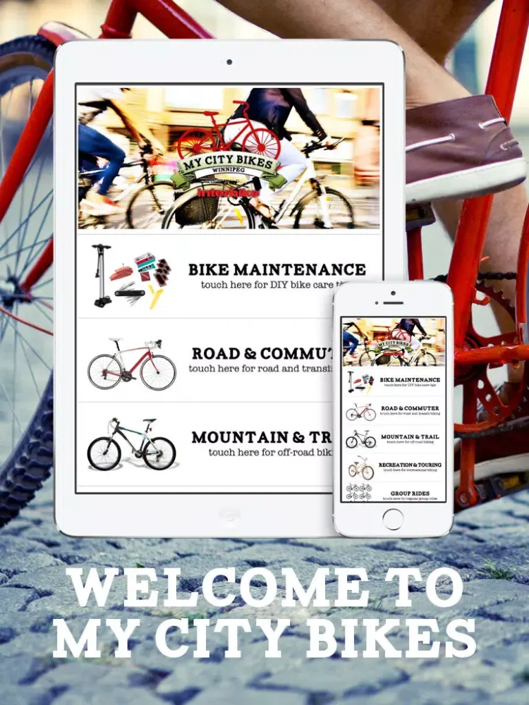 Capturas de tela do My City Bikes Winnipeg iPad 