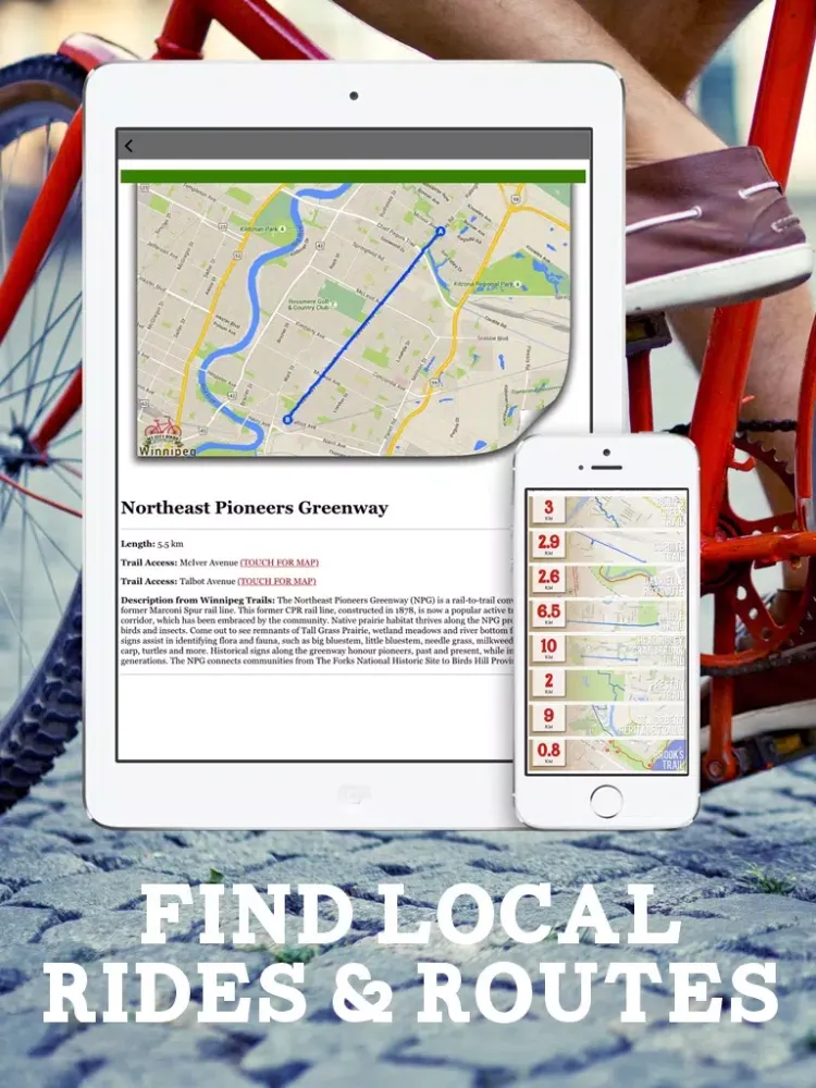 Capturas de tela do My City Bikes Winnipeg iPad 
