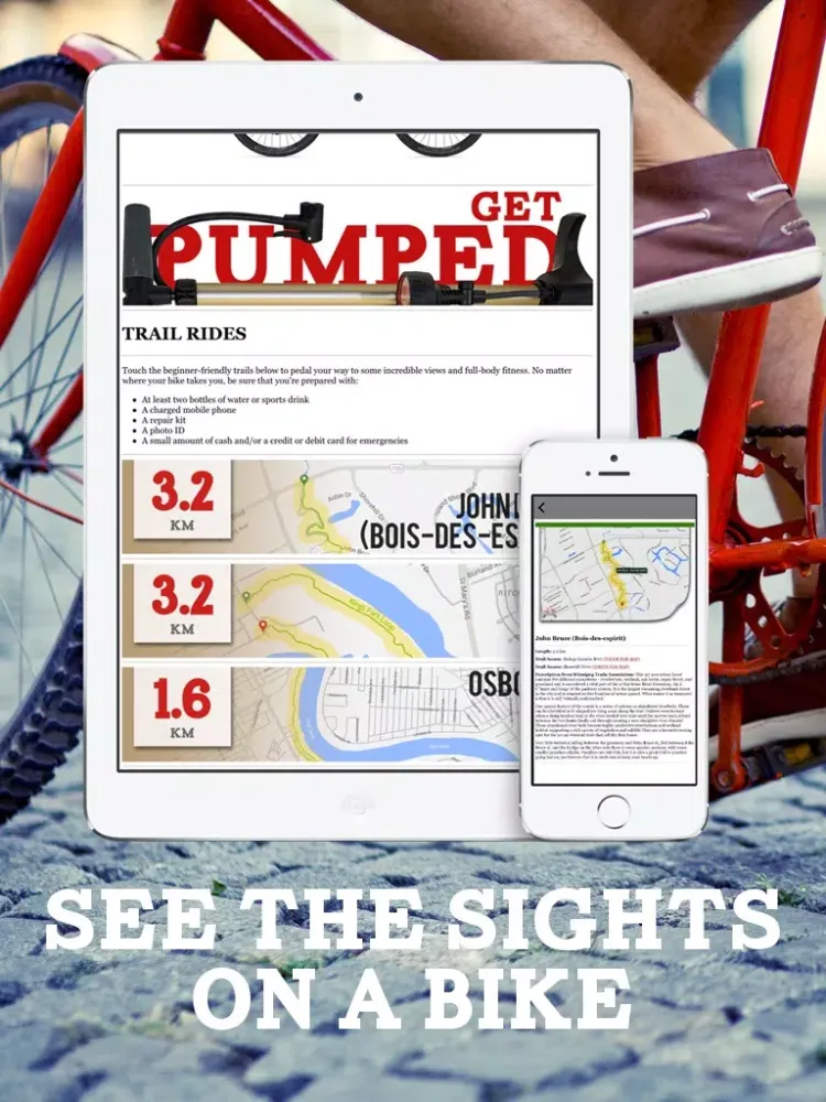 Capturas de tela do My City Bikes Winnipeg iPad 