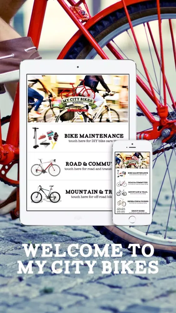 Capturas de tela do My City Bikes Winnipeg