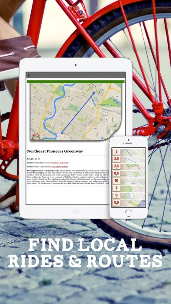 Capturas de tela do My City Bikes Winnipeg