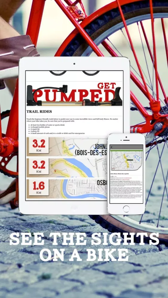 Capturas de tela do My City Bikes Winnipeg
