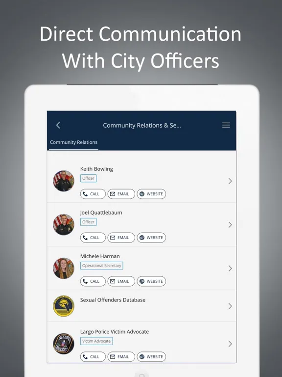 Largo PD iPad  Screenshots