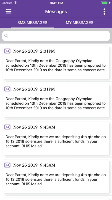 Скриншоты KKEL Parent Portal