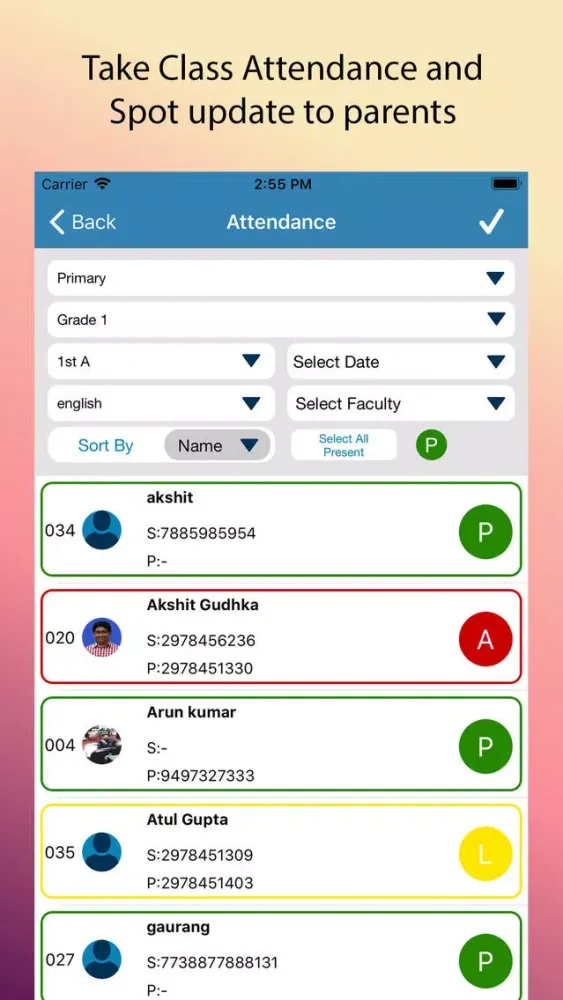Tangkapan skrin Nirja Education
