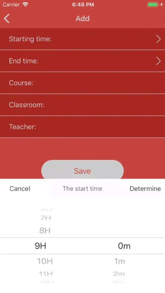 Capturas de tela do My Class Schedule-Easy study