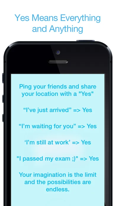 YesMe Messenger - Ping Your Friends in One Tap سکرین شاٹس