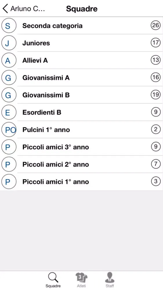 Capturas de pantalla de Arluno Calcio