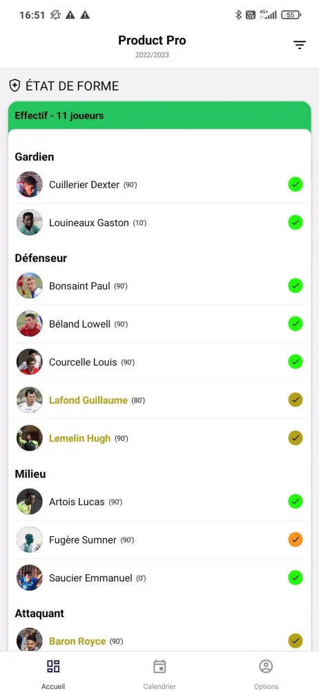 MyCoach Pro AMS Screenshots
