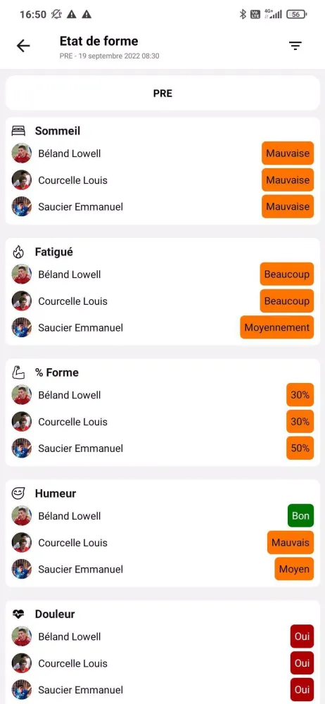 MyCoach Pro AMS Screenshots