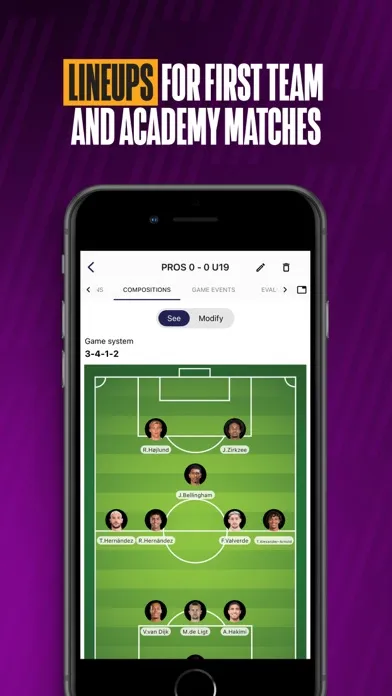 Tangkapan skrin Opta Pro Hub