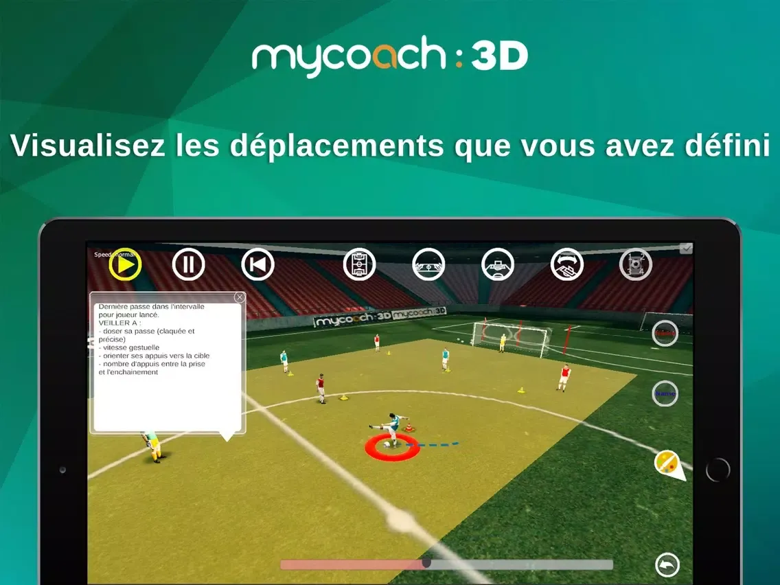 Tangkapan skrin My Coach 3D iPad 