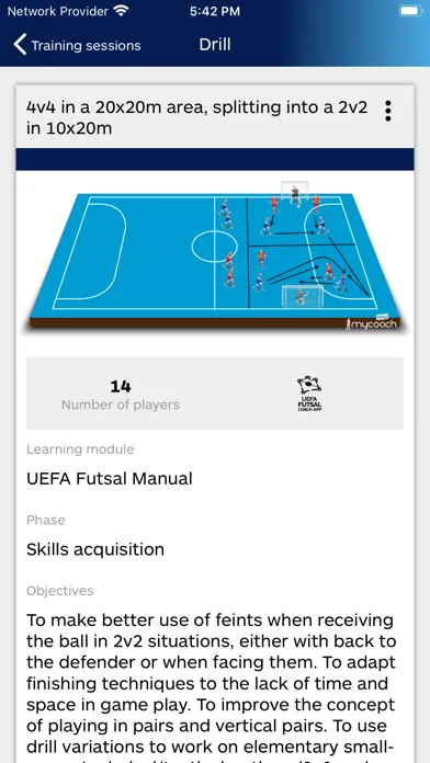 UEFA Futsal Coach App سکرین شاٹس