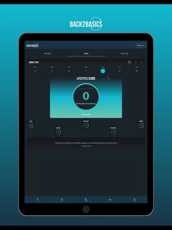 Скриншоты BACK2BASICS: Your Health Coach iPad 