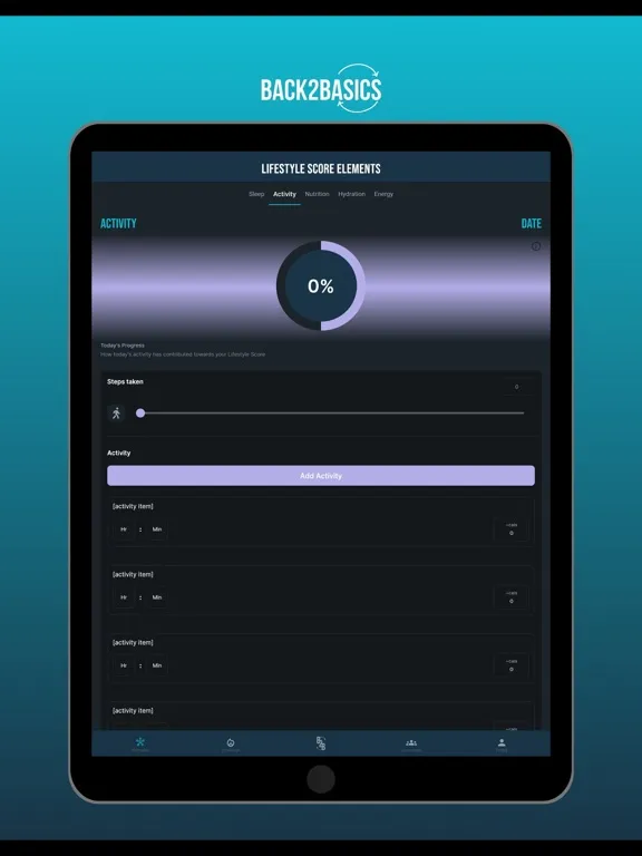 Скриншоты BACK2BASICS: Your Health Coach iPad 