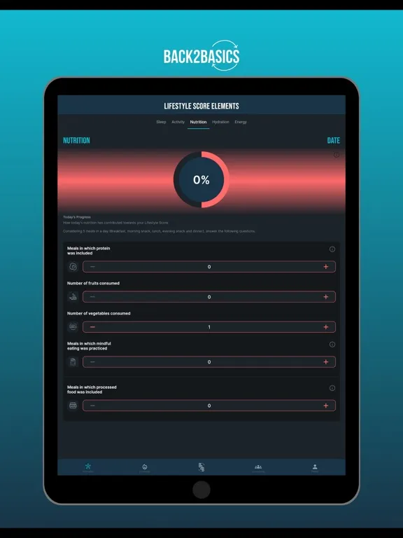 Скриншоты BACK2BASICS: Your Health Coach iPad 