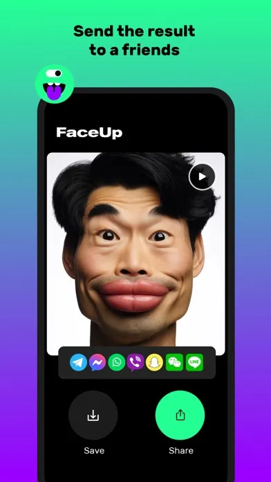 Скриншоты Lip Sync Photo Animator FaceUp