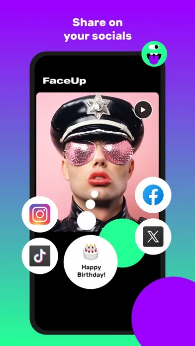Скриншоты Lip Sync Photo Animator FaceUp
