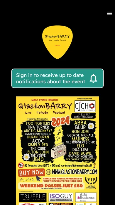 Screenshot di GlastonBARRY