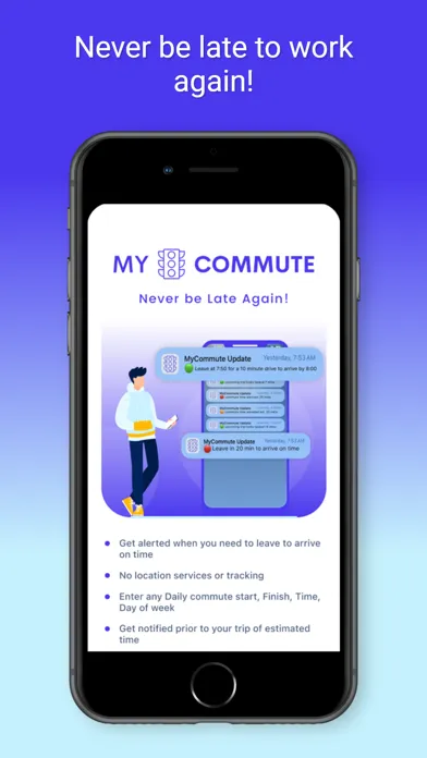 Captures d'écran de MyCommute Traffic Alert