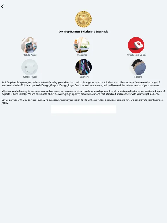 One Stop Business Solutions iPad  Screenshots
