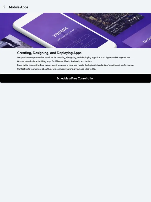 One Stop Business Solutions iPad  Screenshots