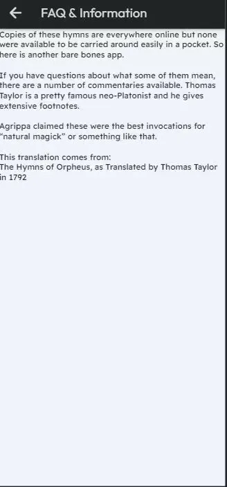 تصاویر Orphic Hymns