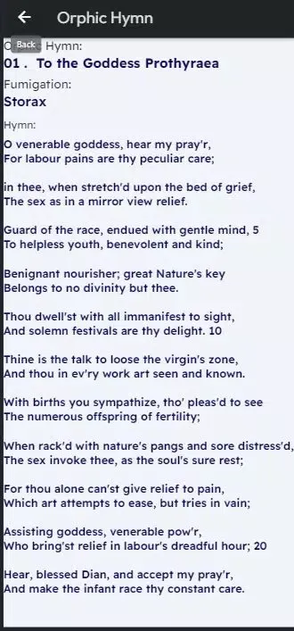 تصاویر Orphic Hymns