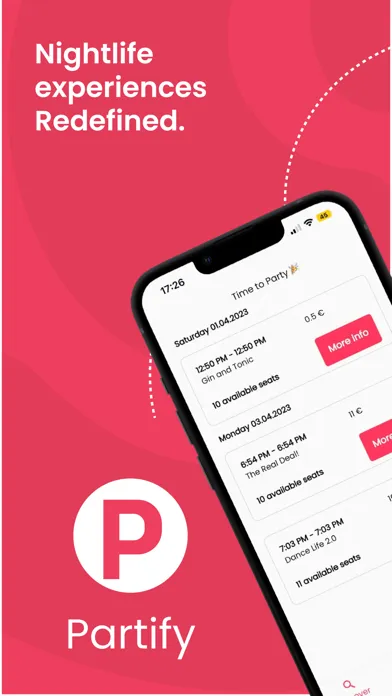 Partify: Redefining Nightlife स्क्रीनशॉट