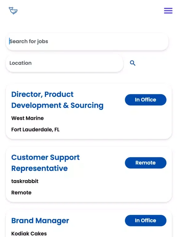 Скриншоты Spout Jobs iPad 