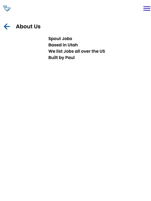 Скриншоты Spout Jobs iPad 