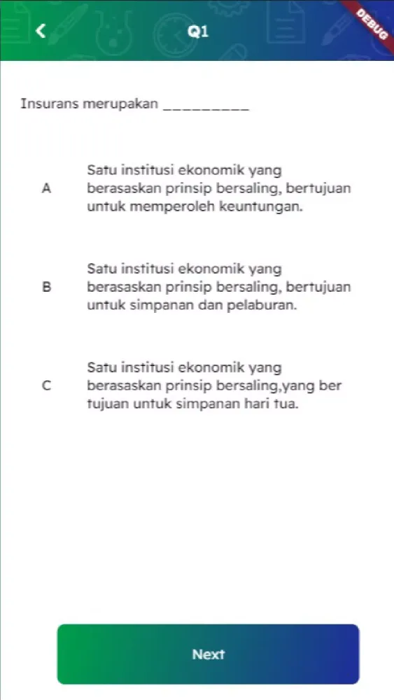 Takaful Basic Examination スクリーンショット