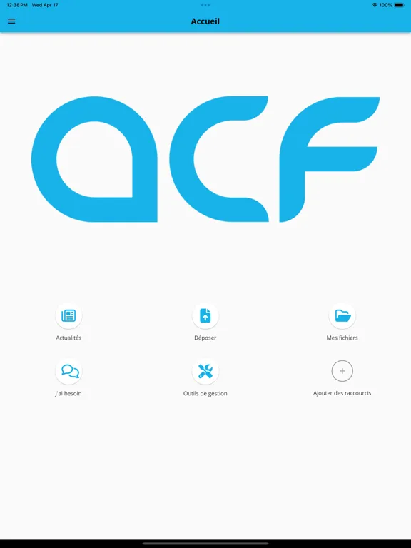 ACF Expertise Comptable iPad  Screenshots