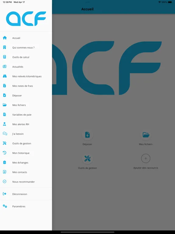 ACF Expertise Comptable iPad  Screenshots