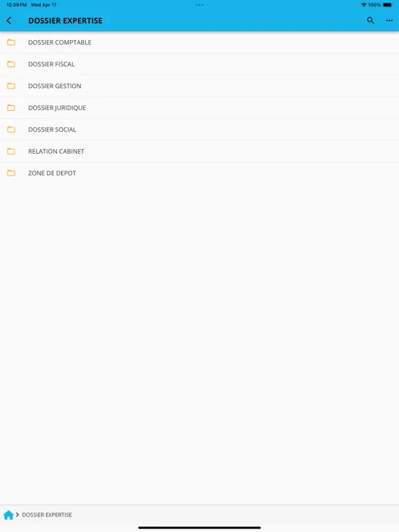 ACF Expertise Comptable iPad  Screenshots