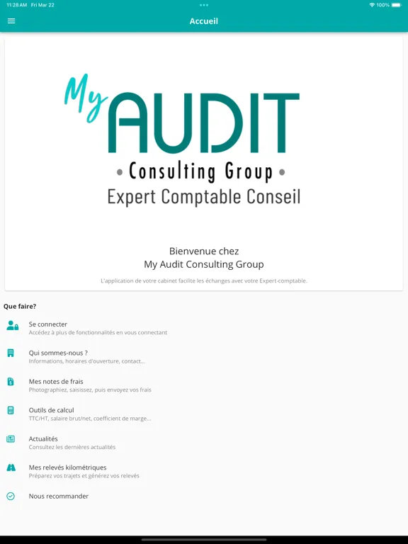 Audit Consulting Group iPad  स्क्रीनशॉट