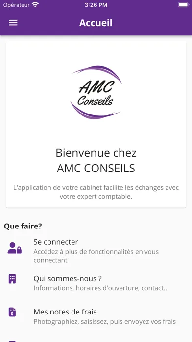 Screenshot di AMC CONSEILS Expert-comptable