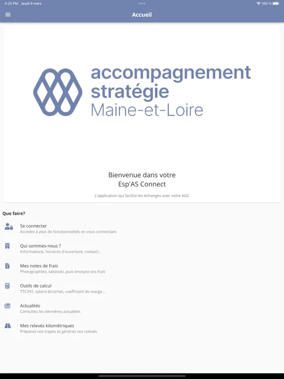 AS Maine et Loire iPad  Screenshots